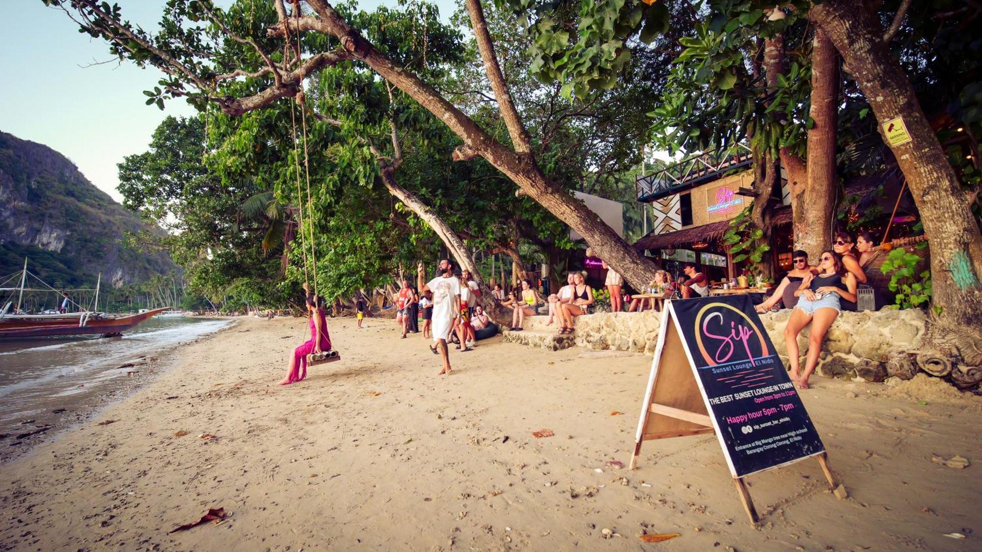 Sip Sunset Hostel And Lounge El Nido Eksteriør bilde