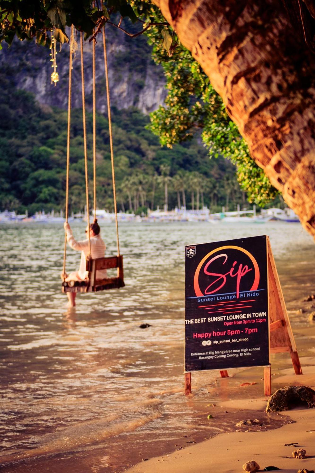 Sip Sunset Hostel And Lounge El Nido Eksteriør bilde